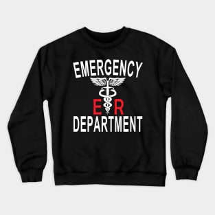 Emergency Department Emergency Room Er Nurse Healthcare Crewneck Sweatshirt